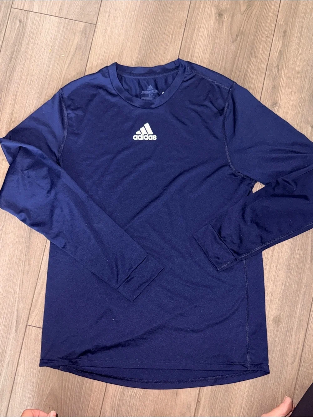 Adidas Creator Tee - Long Sleeve Logo Performance Shirt - Small